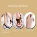 Hammertoe Corrector: 3 Pairs Silicone Soft Crest Pad with Separator Loops - Overlapping and Mallet Toes Relief - Buy Online on GoSupps.com