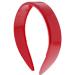 Topkids Accessories Plastic Alice Bands for Women and Girls Hair Bands for Women Headbands for Women's Hair Hair Comb Headband Alice Bands Adult Women Girls Headbands (2.5cm Red)
