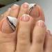 SINLOV Pink Square Fake Toenails Shiny Crystal Print on False Toe Nails Short Full Cover False Artificial Toenails Nails for Women and Girls