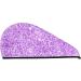 Buy Lilac Glittering Microfiber Hair Towel - Soft Super Absorbent Quick Dry Wrap for Long Curly & Thick Hair | International Shipping - Buy Online on GoSupps.com