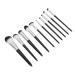 10 Piece Soft Bristle Makeup Brush Set - Professional Eyeshadow Blush & Concealer Application | International Shipping - Buy Online on GoSupps.com