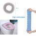 4 Pcs Soft Toilet Seat Cover Pad - O Type Warmer, Stretchable & Washable Cloth - Double Color - Buy Online on GoSupps.com