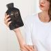 Black Cat Hot Water Bottle with Plush Cover | Hand Warmer for Adults & Children | 26.5x15.3cm - Shop Now! - Buy Online on GoSupps.com