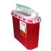 5.4 Qt Sharps Disposal Container | Oakridge Products | Touchfree Rotating Lid