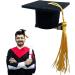Graduation Hat Insert - 3D Doctoral Hat Hair Clip Headband - Graduation Hat Hairpin Set 3D Graduation Hat Inserts Graduation Accessories for College University High School Yellow - Buy Online on GoSupps.com