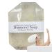 Savon fait main aux pierres pr cieuses savon aux pierres pr cieuses | Savon en barre hydratant naturel avec feuille d or Hydratant nettoyant savon parfum aide adoucir la peau s che savon Troonz Jasmin dor