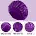 4PCS Satin Silk Hair Bonnets for Sleeping | Elastic Wide Band Bonnet for Curly Natural Hair | Black Women & Men | Shower Cap Included - Buy Online on GoSupps.com