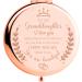 Soulpetals Granddaughter Gifts from Grandma Birthday Gifts for Granddaughter to My Granddaughter Makeup Compact Mirror Gift