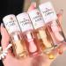 4Pcs Huile l vres claire hydratante Crystal Jelly Honey Lip Gloss avec grand pinceau Huile d clat pour les l vres nourrissante longue dur e Baume l vres teint hydratant