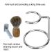 Stainless Steel Razor and Brush Stand - Men s Shaving Brush Holder for Home & Travel | Durable & Stylish - Buy Online on GoSupps.com