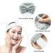 DDSHUN 3-Piece Makeup Hair Band Set | Bowknot Headbands for Yoga Spa & Sports | Elastic Hair Wraps in White Gray & Black - Buy Online on GoSupps.com