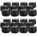 24 Pieces 4 oz Black Candle Tins,4oz Candle Jars Candle Containers with Lids, 4 oz, for Candles Making, Arts & Crafts, Storage, and Gifts (Black 24PCS)
