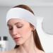 Lades Spa Headband - Adjustable Facial Women Makeup Hairband for Washing Face and Makeup - White - Buy Online on GoSupps.com