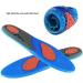 Comfort Gel Shoe Insoles for Long-Time Walking and Standing - All-Day Shock Absorption and Cushioning - Light Blue - US Men 3-9 & Women 4.5-11 - Buy Online on GoSupps.com