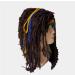 Creative Beard Hat Barbarian Knit Beard Hat Wig Beanie Hat Funny Knit Hat Beard Facemask for Male(multicolour) - Buy Online on GoSupps.com