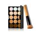 Demarkt 15 Colour Makeup Palette & Concealer Powder with Contour Brush - Perfect for Flawless Beauty - Buy Online on GoSupps.com