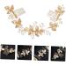 FRCOLOR 1pc Comb Bridesmaid Headwear Wedding Hairband Glitter Leaf Pearl Wedding Hairpin Hair Pin Floral Headpiece Wedding Hair Accessories Bride Hairstyles Manual Headband Alloy - Buy Online on GoSupps.com