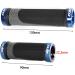 SENQI Bike Grips: Lightweight Anti-Slip 130mm & 90mm Long and Short Blue Bicycle Grips - Fits 22.2mm Handlebar, for Multi-Speed, Mountain, and BMX Bikes - Buy Online on GoSupps.com