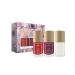 Lanature of water -based nail polish vegan - Waterbased peel -off nail polish - two colors set including top coat - Classic Red Colors