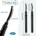 3 Pieces Eyelash Comb Mascara Bars Eyelash Separator Brush Eyelash Definer with Dust Cover Black Eyebrow Brush and Eyelash Separation Tool for Separating Eyelashes - Buy Online on GoSupps.com