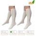 HealthyNees Closed Toe Compression Zip Socks 15-20mmHg - 2 Pairs in White & Navy - 3X-Large for Optimal Support | International Shipping Available - Buy Online on GoSupps.com