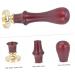 WOONEKY 2 Pcs Dispensing Plate Tool Vintage Wax Seal Stamp Handle Cosmetic Accessory Stamper Wooden Handle - Buy Online on GoSupps.com