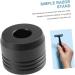 PopetPop Razor Holder Base - Aluminum Alloy Stand for Safety Razor | Practical Desktop Storage (4x4cm Black) - Buy Online on GoSupps.com