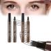 Palashop 4 Tipped Precise Brow Pen Lumierez 4 Tipped Precise Brow Pen 4 Point Eyebrow Pencil 4 Tipped Precise Brow Pen Waterproof Smudge-Proof Creates Natural Looking (Dark Brown)