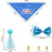 4-Piece Set Pet Birthday Party Supplies Dog Triangle Scarf Birthday Hat Dog Bow Tie Gold Powder Digital Patch Pet Party Celebration Decor for Small Medium Large Pets (Blue) - Buy Online on GoSupps.com