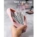 FERYES Travel Makeup Brush Holder - Magnetic Anti-Fall Out Silicon Organizer, Portable & Sleek - Pink - Buy Online on GoSupps.com