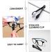 10pcs Portable Eyeglasses Cleaner Wipes - Multifunctional Cleaning Clips for Glasses & More - Buy Online on GoSupps.com