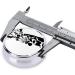 Black and White Giraffe Portable Metal Pill Box | Round Mini 3-Compartment | Travel Must-Have for Small Pills - Buy Online on GoSupps.com