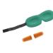 SING F LTD 2pcs 3D Contoured Shape Black Green Polyester Sleep Mask Cover Sleeping Travel Flight Ear Plug Kit - Buy Online on GoSupps.com
