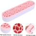 Angoily Pink Silicone Makeup Brush Storage Box - Organizer & Holder for Cosmetics | 28X5CM | Ideal for International Shipping - Buy Online on GoSupps.com