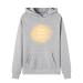 Bigfanshu in Women's Clothing Long Sleeve Print Hooded Sweatshirt Autumn&Winter Blouse Lady Tops Gray