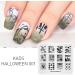 Alexnailart Halloween Nail Stamping Plate - Spider, Spider Web, Grimace Pumpkin Patterns | Manicure DIY Art Tool - Buy Online on GoSupps.com