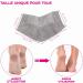 Buy 3 Pairs Moisturizing Gel Heel Socks | Soft Open Toe Socks for Dry Skin Care | International Shipping Available - Buy Online on GoSupps.com