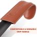 NINEMAX Long Handle Metal Shoe Horn for Seniors - 16.5 Boot Horn with Leather Handle for Men & Women - Buy Online on GoSupps.com