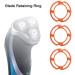 3PCS Orange Blade Retaining Rings Retaining-Plate Holder for Shaver Series 7000 9000 RQ12 Models - Buy Online on GoSupps.com