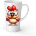White Ceramic Kids Chicken Mug - Large 483 ml Perfect for Hot Chocolate or Milk Fun and Easy to Use - Buy Online on GoSupps.com