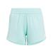 adidas Girls' Shorts Aeroready 3-Stripes Knit Shorts 152 Semi Flash Aqua/Bliss Lilac/White