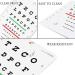 PECULA Eye Chart Snellen Eye Chart Wall Chart Snellen Charts for Eye Exams 10 feet 9 X 14 in. - Buy Online on GoSupps.com