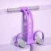 Yoga Pedal Resistance Band - Home Gym Exercise Equipment for Arms & Abs Purple - Buy Online on GoSupps.com