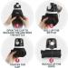 Buy Kemier Collapsible Silicone Water Bottle 750ml - BPA-Free Leak-Proof FDA Approved | Foldable Sports & Outdoor Gear (Black) - Buy Online on GoSupps.com