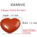 Xianvxi 45mm Red Agate Healing Crystal Heart Stone - Reiki Gemstone for Love & Fear Relief - Perfect Valentine's Day Gift - Buy Online on GoSupps.com