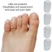 YOXIER Silicone Toe Protector - Breathable Gel Toe Covers for Corns, Injuries, and Wound Protection - Waterproof Transparent Toe Sleeves - Buy Online on GoSupps.com