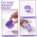 Healeved Cat Claw Foundation Brush Makeup Brush Blush Brush Portable Foundation Brush Powder Brush for Loose Powder Brush for Makeup Concealer Brush Travel Plastic Cosmetic Purple Cat Paw - Buy Online on GoSupps.com
