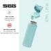 SIGG Stainless Steel Drinking Bottle 0.75L - Shield One | Carbonated Drink Safe Leak-Proof BPA-Free Lightweight - Glacier Color - Buy Online on GoSupps.com