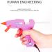 Liumai Hot Glue Gun Kit with 30 Glue Sticks - Mini Hot Melt Gun for Crafts, DIY, Arts, and Repairs - 30W Pink - Carrying Case Included - Buy Online on GoSupps.com