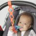 Buy Egujiwa 4-Piece Silicone Pacifier Clips & Toy Security Belts in Colorful Random Colors - Perfect for Strollers Shopping Carts Cars & Children's Beds | International Shipping Available - Buy Online on GoSupps.com